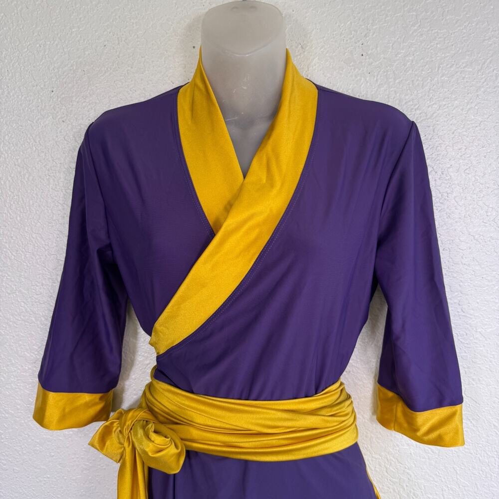Elhoffer Dress Womens Medium Midnight Oracle Wrap Cosplay Comic Con Festival - Picture 4 of 13